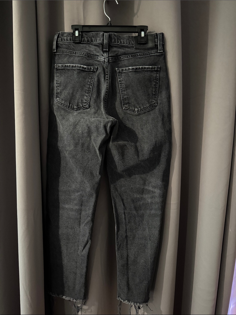 Citizens of Humanity Florence Black Distressed Hem Jeans - Size 27 - Picture 4 of 10